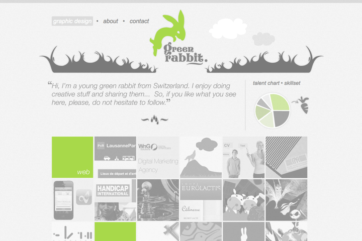 Graphic Design website preview